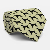 ビズラドッグシルエット ネクタイ (ロール)