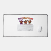 ビズラハロウィーン感謝祭クラシッククリスマスT- デスクマット (キーボード&マウス)