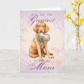 ビズラハートママ カード (黄色い花)