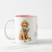 ビズラハートマム ツートーンマグカップ (左)