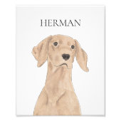 ビズラパーソナライズされたアート フォトプリント            (正面)