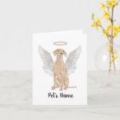 ビズラパーソナライズされた悔やみや弔慰メモリアル カード (黄色い花)