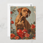 ビズラヴィンテージバレンタインデー ポストカード (正面/裏面)