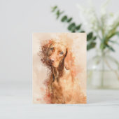 ビズラ水色 ポストカード (スタンド正面)