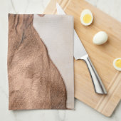 ビズラ絵画ズ – かわいいオリジナルドッグアート キッチンタオル (四つ折り)