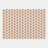 ビズラ絵画ズ – かわいいオリジナルドッグアート ラッピングペーパーシート (正面)