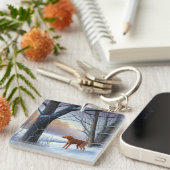 ビズラ雪のクリスマス キーホルダー (正面右)