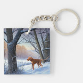 ビズラ雪のクリスマス キーホルダー (裏面)