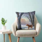 ビズラ雪のクリスマス クッション (椅子)