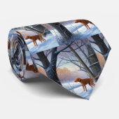 ビズラ雪のクリスマス ネクタイ (ロール)