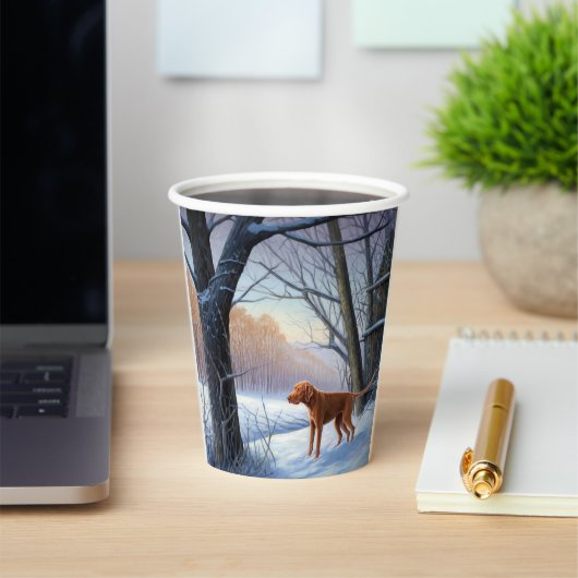 ビズラ雪のクリスマス 紙コップ (インサイチュ)