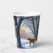 ビズラ雪のクリスマス 紙コップ (裏面)