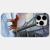 ビズラ雪のクリスマス Case-Mate iPhoneケース (裏面 (横))