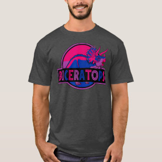 ビセラトプス恐竜LGBTプライド Tシャツ