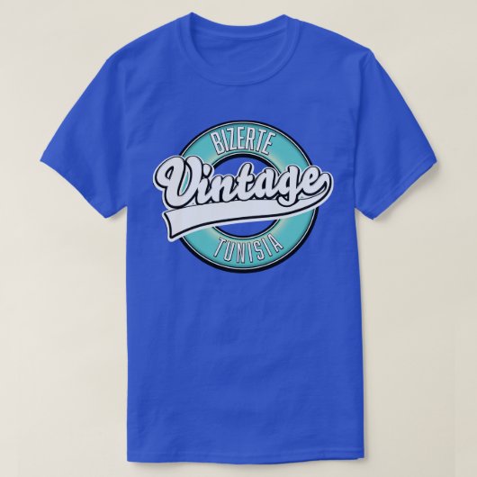 ビゼルテチュニジアヴィンテージスタイル Tシャツ (デザイン正面)