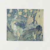 ビゼントウォールアートスピリチュアル祈りの言葉 タペストリー (正面(横))