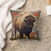 ビソエレガントンウィリアムインスパイアモリス クッション (ブランケット)