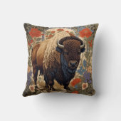 ビソエレガントンウィリアムインスパイアモリス クッション (裏面)