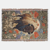 ビソエレガントンウィリアムインスパイアモリス スローブランケット (正面)