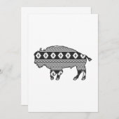 ビソンアステカバッファロー サンキューカード (正面/裏面)