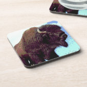 ビソンアポップ・アートのート コースター (左側)