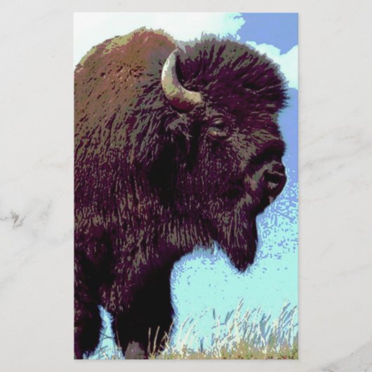 ビソンアポップ・アートのート 便箋 (正面)