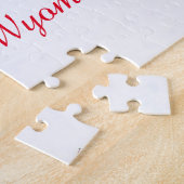 ビソンイエローストーンワイオミング ジグソーパズル (側面)