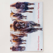 ビソンイエローストーンワイオミング ジグソーパズル (縦)