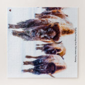 ビソンイエローストーンワイオミンジグソーパズル ジグソーパズル (横)