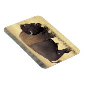 ビソンブルイエローストーンナショナル マグネット (右側)