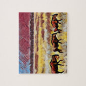 ビソンホームオンザレンジポパートジグソーパズル ジグソーパズル (縦)