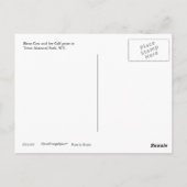 ビソン親子 風景ポストカード ポストカード (裏面)