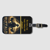 ビソン農家アットサンセット ラゲッジタグ (正面横)