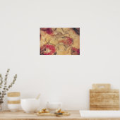 ビソン、アルタミラの洞窟から、紀元前15000年 ポスター (キッチン)