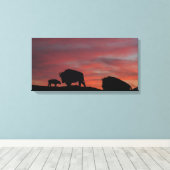 ビソン キャンバスプリント (インサイチュ (ウッドフロア))