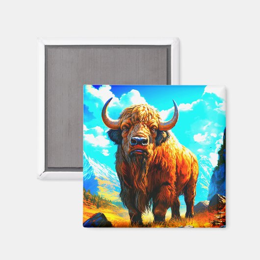 ビソン マグネット (正面/裏面)