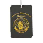 ビソ威厳のあるンインマウンテンランドスケープ カーエアーフレッシュナー (裏面)