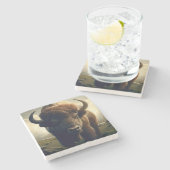 ビソ絵を描ス ストーンコースター (横)