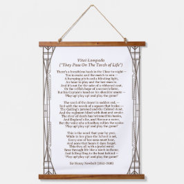 ビタイランパダニューボルト詩 吊り下げ型タペストリー