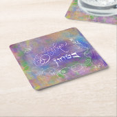 ビタコンアートコースター スクエアペーパーコースター (アングル)