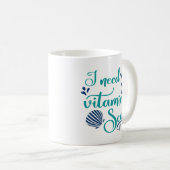 ビタミンの海が必要だ コーヒーマグカップ (正面右)