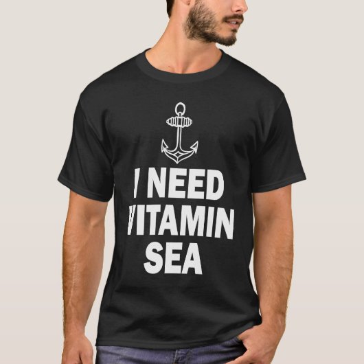ビタミンの海が必要だ Tシャツ (正面)