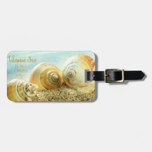 ビタミンの海は私がカスタムな荷物のラベルを必要とするすべてです ラゲッジタグ (正面横)