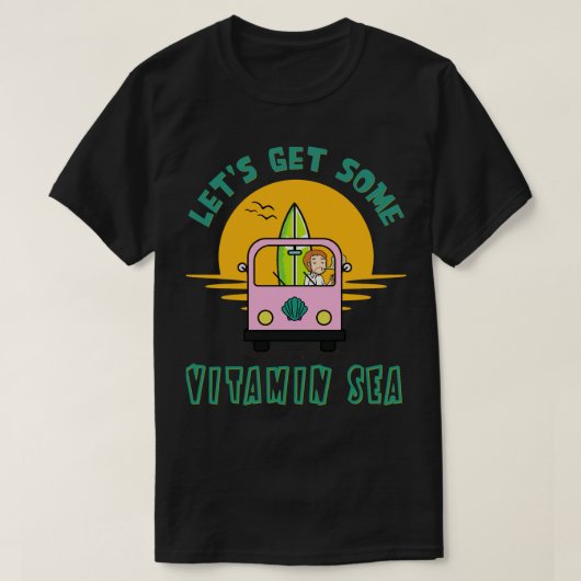 ビタミンの海を取ろう Tシャツ (デザイン正面)