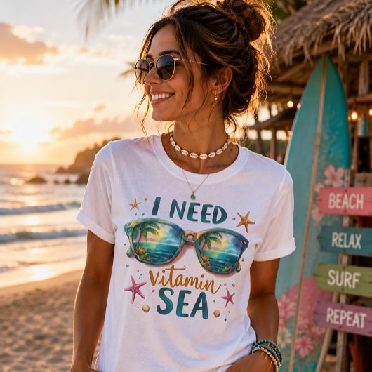 ビタミンシーサマー ビーチ トライブレンドＴシャツ