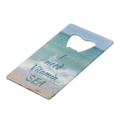 ビタミンシービーチ クレジットカード栓抜き (正面アングル)