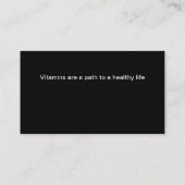 ビタミン名刺 名刺 (裏面)
