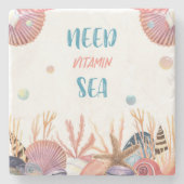 ビタミン海が必要である ストーンコースター (正面)