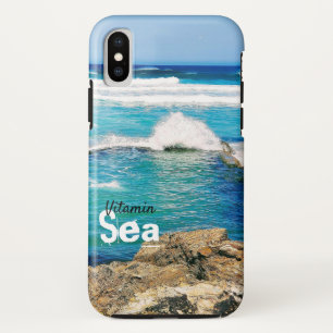 ビタミン海ターコイズ波 iPhone X ケース
