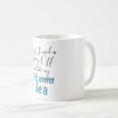 ビタミン海ボス引用文おもしろいタイポグラフィ コーヒーマグカップ (正面右)